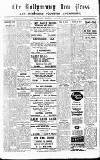 Ballymoney Free Press and Northern Counties Advertiser Thursday 13 January 1927 Page 1