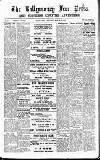 Ballymoney Free Press and Northern Counties Advertiser Thursday 10 March 1927 Page 1