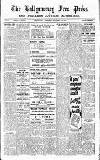 Ballymoney Free Press and Northern Counties Advertiser Thursday 24 November 1927 Page 1