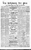 Ballymoney Free Press and Northern Counties Advertiser Thursday 22 March 1928 Page 1