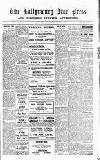 Ballymoney Free Press and Northern Counties Advertiser Thursday 06 September 1928 Page 1