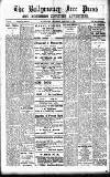 Ballymoney Free Press and Northern Counties Advertiser Thursday 14 February 1929 Page 1