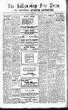 Ballymoney Free Press and Northern Counties Advertiser Thursday 30 May 1929 Page 1