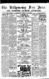 Ballymoney Free Press and Northern Counties Advertiser Thursday 05 June 1930 Page 1