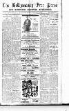 Ballymoney Free Press and Northern Counties Advertiser Thursday 27 November 1930 Page 1