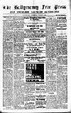 Ballymoney Free Press and Northern Counties Advertiser Thursday 06 August 1931 Page 1