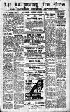 Ballymoney Free Press and Northern Counties Advertiser Thursday 15 October 1931 Page 1