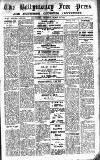 Ballymoney Free Press and Northern Counties Advertiser Thursday 24 March 1932 Page 1