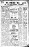 Ballymoney Free Press and Northern Counties Advertiser Thursday 05 January 1933 Page 1