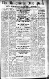 Ballymoney Free Press and Northern Counties Advertiser Thursday 23 February 1933 Page 1