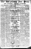 Ballymoney Free Press and Northern Counties Advertiser Thursday 13 April 1933 Page 1