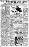 Ballymoney Free Press and Northern Counties Advertiser Thursday 09 August 1934 Page 1