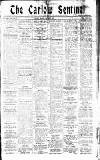 Carlow Sentinel Saturday 03 January 1920 Page 1