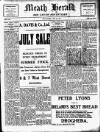 Meath Herald and Cavan Advertiser Saturday 16 July 1927 Page 1