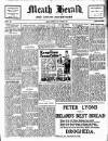 Meath Herald and Cavan Advertiser Saturday 29 October 1927 Page 1