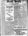 Meath Herald and Cavan Advertiser Saturday 19 October 1929 Page 1