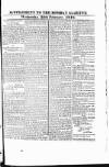 Bombay Gazette Wednesday 25 February 1818 Page 1