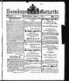 Bombay Gazette Wednesday 02 April 1823 Page 1