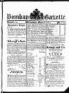 Bombay Gazette Wednesday 28 May 1823 Page 1