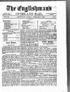 Englishman's Overland Mail Wednesday 07 February 1866 Page 1
