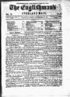 Englishman's Overland Mail Tuesday 28 September 1869 Page 1