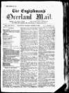 Englishman's Overland Mail Tuesday 02 March 1886 Page 1