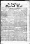 Englishman's Overland Mail Tuesday 03 December 1889 Page 1