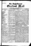 Englishman's Overland Mail Wednesday 30 September 1891 Page 1