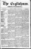 Englishman's Overland Mail Thursday 21 June 1900 Page 1