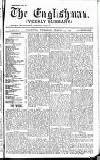 Englishman's Overland Mail Thursday 14 March 1907 Page 1