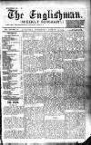 Englishman's Overland Mail Thursday 25 March 1909 Page 1