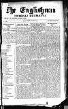 Englishman's Overland Mail Thursday 27 March 1913 Page 1