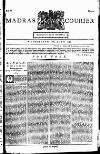 Madras Courier Wednesday 28 July 1790 Page 1