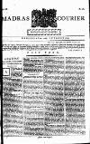 Madras Courier Wednesday 20 October 1790 Page 1