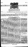 Madras Courier Wednesday 15 December 1790 Page 1