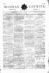 Madras Courier Thursday 17 January 1793 Page 1