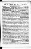 Friend of India and Statesman Thursday 10 March 1853 Page 1