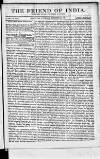 Friend of India and Statesman Thursday 29 December 1853 Page 1