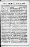 Friend of India and Statesman Thursday 19 January 1854 Page 1