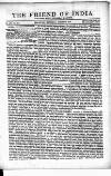 Friend of India and Statesman Thursday 31 August 1854 Page 1