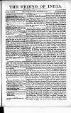 Friend of India and Statesman Thursday 28 September 1854 Page 1