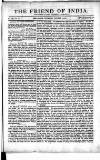 Friend of India and Statesman Thursday 05 October 1854 Page 1