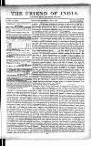 Friend of India and Statesman Thursday 03 May 1855 Page 1