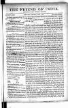 Friend of India and Statesman Thursday 07 June 1855 Page 1
