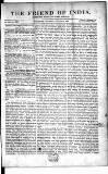 Friend of India and Statesman Thursday 03 January 1856 Page 1