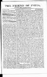 Friend of India and Statesman Thursday 10 January 1856 Page 1