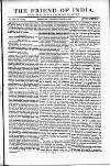 Friend of India and Statesman Thursday 26 March 1857 Page 1