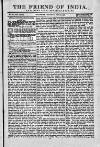 Friend of India and Statesman Thursday 11 June 1857 Page 1