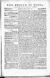 Friend of India and Statesman Thursday 10 June 1858 Page 1