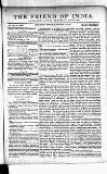 Friend of India and Statesman Thursday 13 January 1859 Page 1
